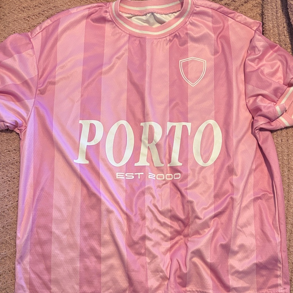 Sporto Women's Pink Striped Jersey